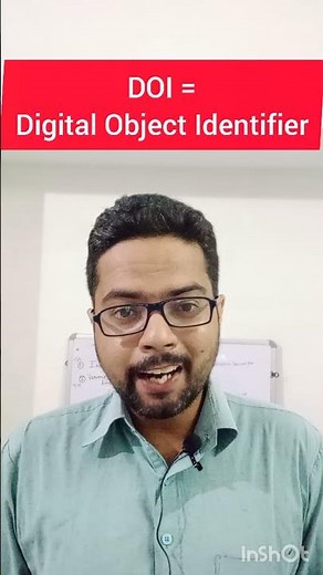 What is DOI number #shorts