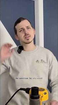 Using a Router Bit with a Bearing #routers #woodworking #router #diy