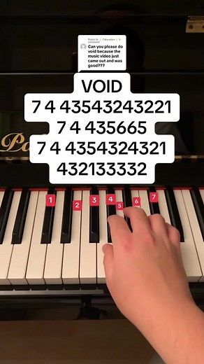 Replying to @⚡️𝓣𝓱𝓾𝓷𝓭𝓮𝓻⚡️ Void // follow my instagram: jessnotes123 #piano #pianotutorial #pianomusic #void #melaniemartinez #foryou #fy #fyp