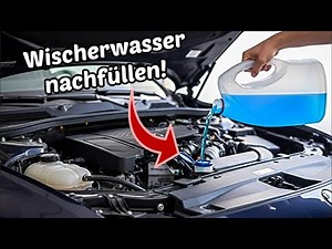 How to refill and mix your car's windshield washer fluid correctly! | Here's how!