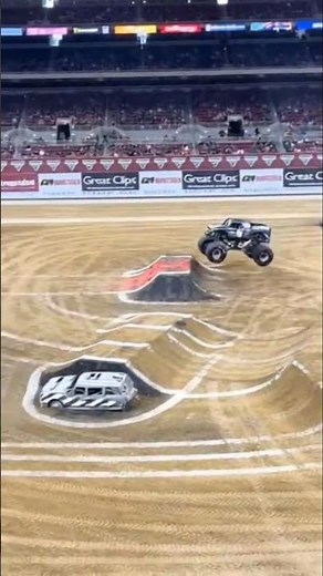 INSANE Monster Truck Stunts in Stadium | Jumps, Wheelies & Donuts