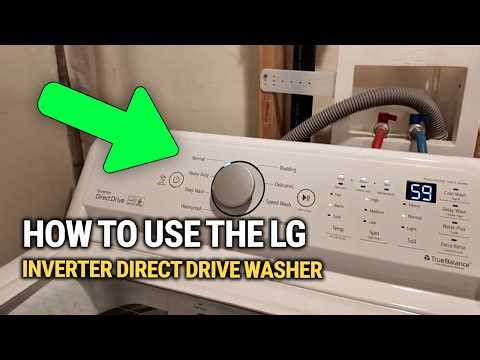How To Use LG Inverter Direct Drive Washer: Easy Guide!