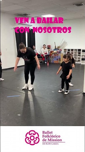 Clase de Baile Folklórico para Niños Ballet Folklórico de Mission Maestra Ruby Garza