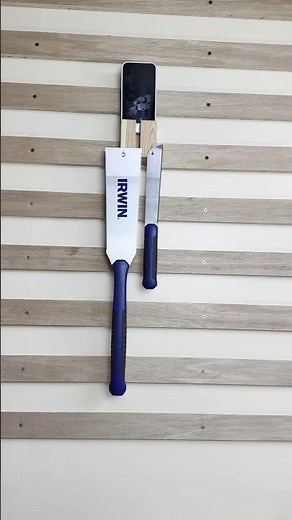 Japanese pull saw and phone holder for the French Cleat #woodworking #diy #toolorganization