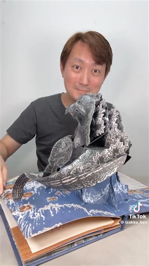 Arisu on Instagram: "The best Godzilla Pop-up books!"