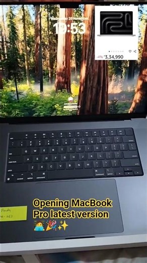 unbox MacBook Pro latest version ✨😁🥳#macbookpro#applecompany #viralvideo #newmusic