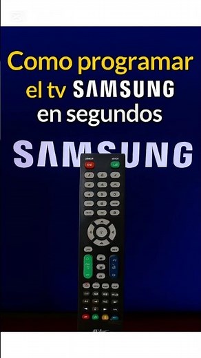 🔥Samsung tv Programa tu control universal en segundos ⚡ Rápido y fácil