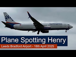 Leeds Bradford Airport (LBA-EGNM) Arrivals and Departures 18th April 2025