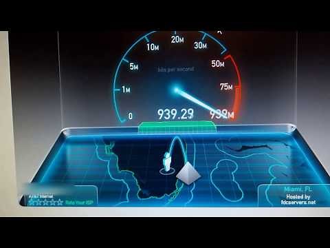 AT&T Fiber Speed Test