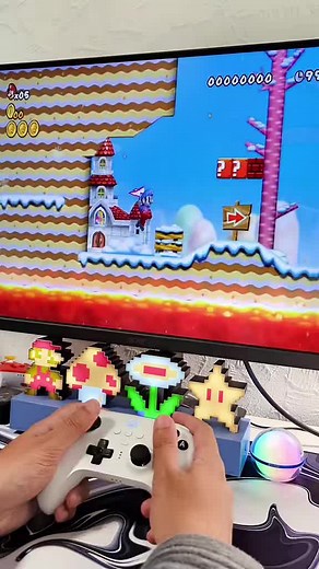 Gameplay of New Super Mario Bros Wii #supermario #supermariobros game gaming #viral VideoGames Play Gameplay #fyp Gaming popular video gamingvideos #Gaming new Video Games