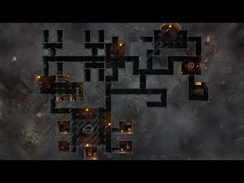 D&D | Curse of Strahd - Death House Dungeon Pt 1 | Animated Battle Maps