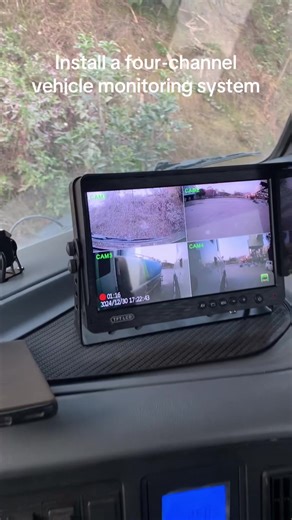 10.1-inch monitor 4 1080p HD webcams#Gizzsh #carmonitor #Carcamera #truckmonitoring #Reversingcamera