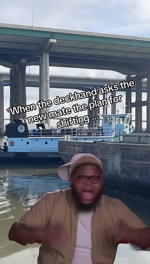 Gotta play it by ear lol #merchantmarine #tugboat #tugboatlife #towboatlife #maritime #fypofficial #fyp #work