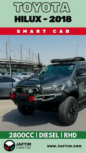 The "Secret" Doors Toyota Hilux 2018 Smart Cab Reveal! At JAFTIM Car Fze