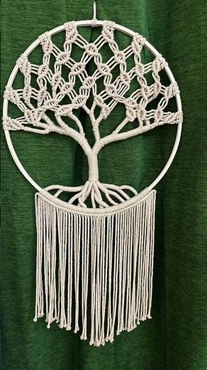 macrame tree of life...dm on Instagram to order #diy #rope #macrame #macramechandelier #macrametree