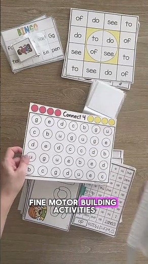 UFLI-Aligned Phonics Centers for Kindergarten | Hands-On SOR Activities