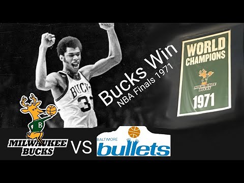 Bucks win 1971 NBA Finals | Full 4th quarter of Game №4
