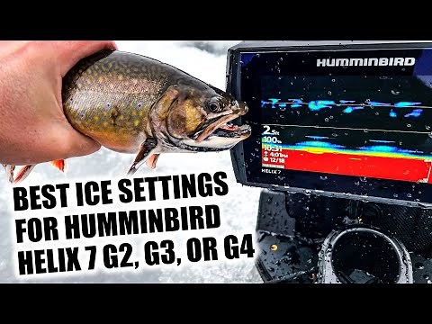Best Settings Humminbird Helix 7 Ice Fishing