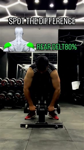 Dumbbell Rear Delt Fly Proper Form | Chest Supported Rear Delt Workout #customworkout #delttraining