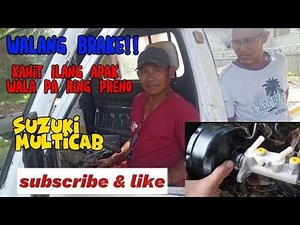 PAANO MAGPALIT NG HYDROBOX at BRAKE MASTER ASSEMBLY SA SUZUKI MULTICAB