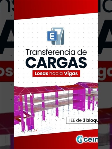 [ETABS] Load Transfer 🔴3-block Electrical Installations