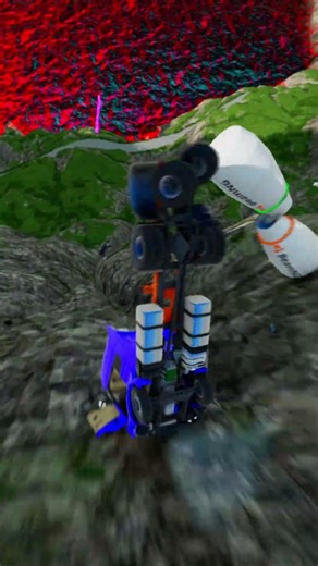 two cars & mega giant lava pit who is win?????