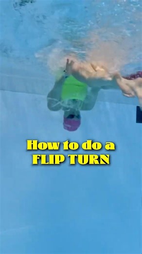 Learn Flip Turn in 6 Steps 🏊‍♀️ #swimming #swim