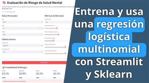 Proyecto Regresión Logística Completo: Predicción Salud Mental con #Python, #Streamlit y #Sklearn | Germán Andrés Castaño Vásquez