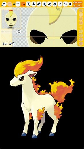 How to make Ponyta from Pokemon #ponyta #pokemon