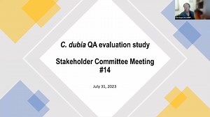 Ceriodaphnia dubia QA Project - Public Session 7/31/23