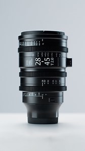 Sigma’s latest lens, the 28-45mm AF T2 FF Cine lens, combines cinema style mechanics with modern autofocus performance. Sigma have taken their photo lenses and cinevised them a few times previously, but this is the first that combines their latest autofocus system with a cinema style housing. Optically it’s based around the Sigma 28-45mm f/1.8 Art stills lens so can capture excellent sharp images and thanks to its bright T2 aperture, it’s fantastic for creatives capturing the light in front of t