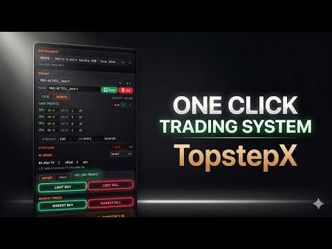 TradePilot Full Walkthrough — Multi-TP, Smart SL, Runner & Presets for TopstepX
