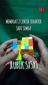 Assembling the Last 2 Centers of a 5x5x5 Rubik's Cube together in an easy way