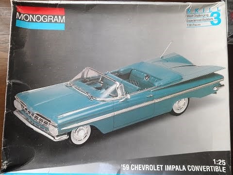 Model Kit Review - Monogram 59' Chevy Impala Convertible (09.10.14)