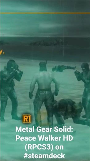 #metalgearsolidpeacewalker (RPCS3) on #steamdeck
