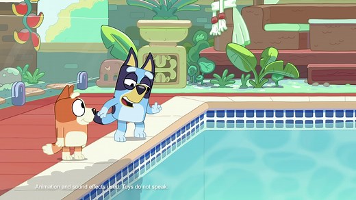 Dive into the world of Bluey with the Bluey Pool Time Playset | Bluey