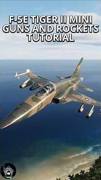 DCS: F-5E Tiger II Mini Guns and Rockets Tutorial #dcs #shorts