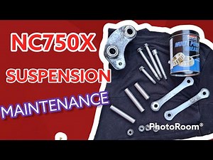 HONDA NC750X important maintenance job (SUSPENSION LINKS)