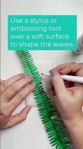 How to Make a Paper Fern