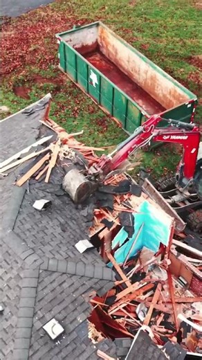 Another house demo in the books #home #construction #house #renovation #demolition #demo #junk