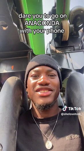 Golden Loop and Anaconda Ride at Gold Reef City