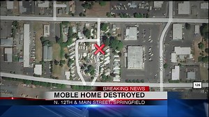 Mobile home a complete loss in Springfield fire