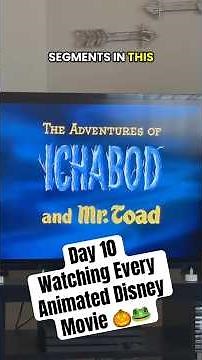 Watching Every Animated Disney Movie - The Adventures of Ichabod + Mr. Toad 🎃🐸