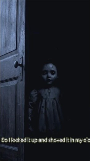 A Mysterious Doll Showed Up at My Door and I Made a Mistake 💔 #HorrorStory #TrueStory #Shorts