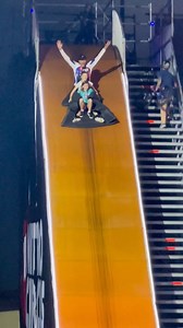 Lyn-z Pastrana on Instagram: "Flashback Friday to a few weeks ago at the start of the @nitrocircus tour… Their first time down the Giganta Ramp after 5 years 🎢 @travispastrana #pastranasisters #thebigslide"