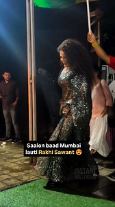 Rakhi Sawant returns Mumbai after years 🥹 . . #rakhisawant #mumbai | Comedy Queen Rakhi