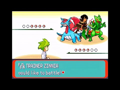Pokemon Emerald: Wally's Quest - Lorekeeper Zinnia @ MD Space Center, Wormholes (Singles, Hard Mode)