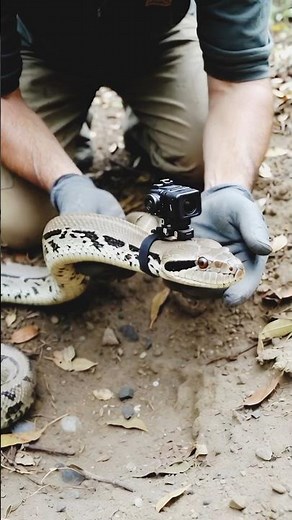 Snake POV Camera | Exploring a Hidden Underground Snake Burrow 🐍