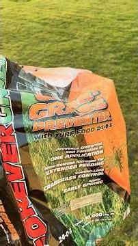 Menards Crabgrass Preventer | First Spring Application #lawncaretips #fertilizer #crabgrass