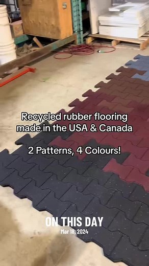 #onthisday in 2024. Find our products now on our website!! #ecoflex #rubber #recycling #tires #flooring #equine #home #homeimprovement
